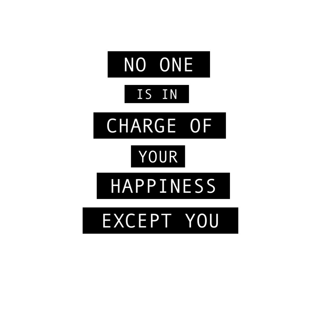 Be happy take charge 😊❤️