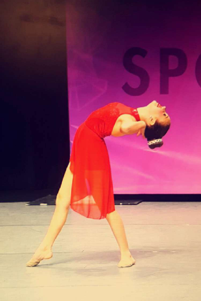 Another solo picture from last year!!❤️❤️The song was fight song!! This was my first solo so yeah!!💖