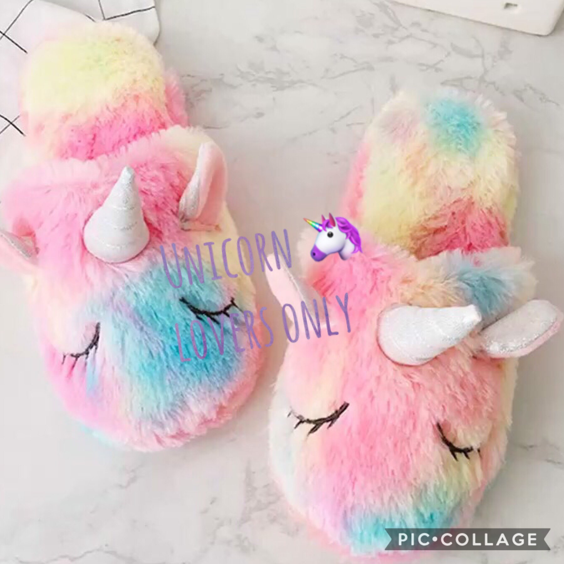 Tap 
Just so you know unicorn lovers only buy them on Amazon!!! A nice gift 🎁!!