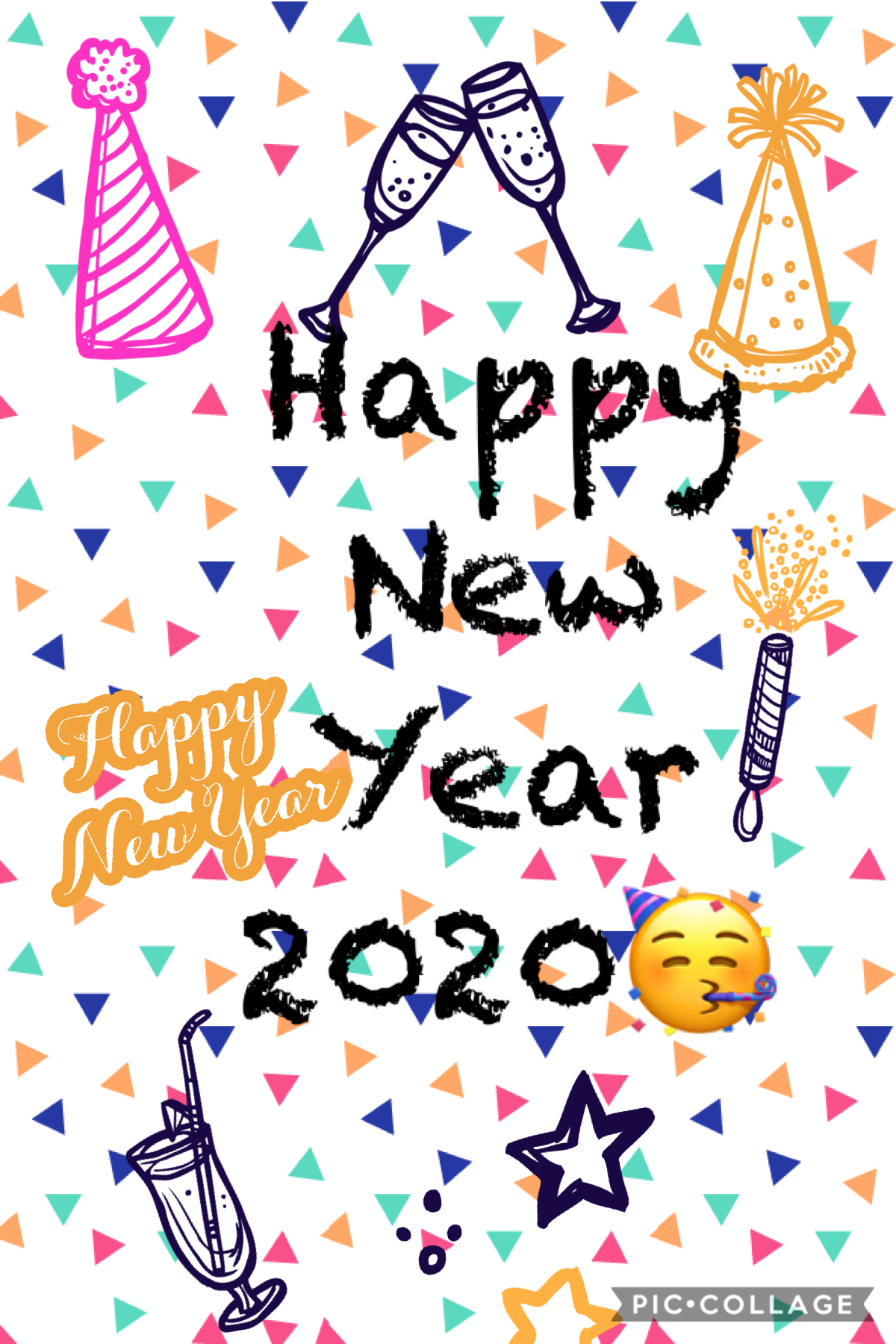 Happy new year!! 2020!! Follow me!🥳😝😃