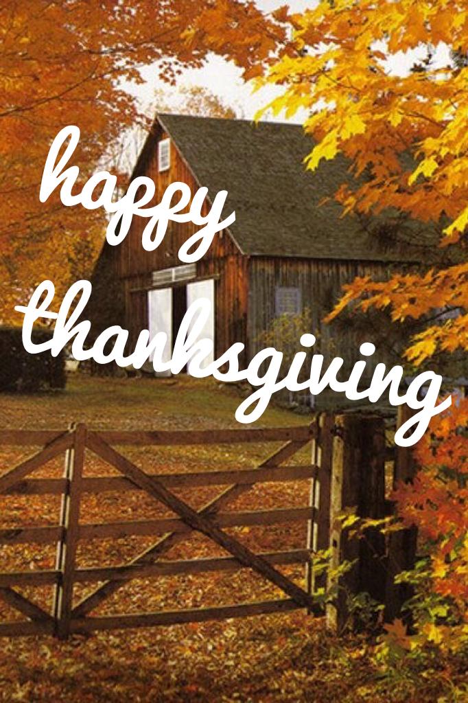 happy thanksgiving 🍁 