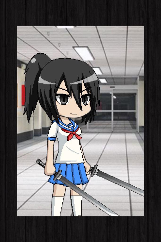 And this lovely lady is Yandere-Chan 