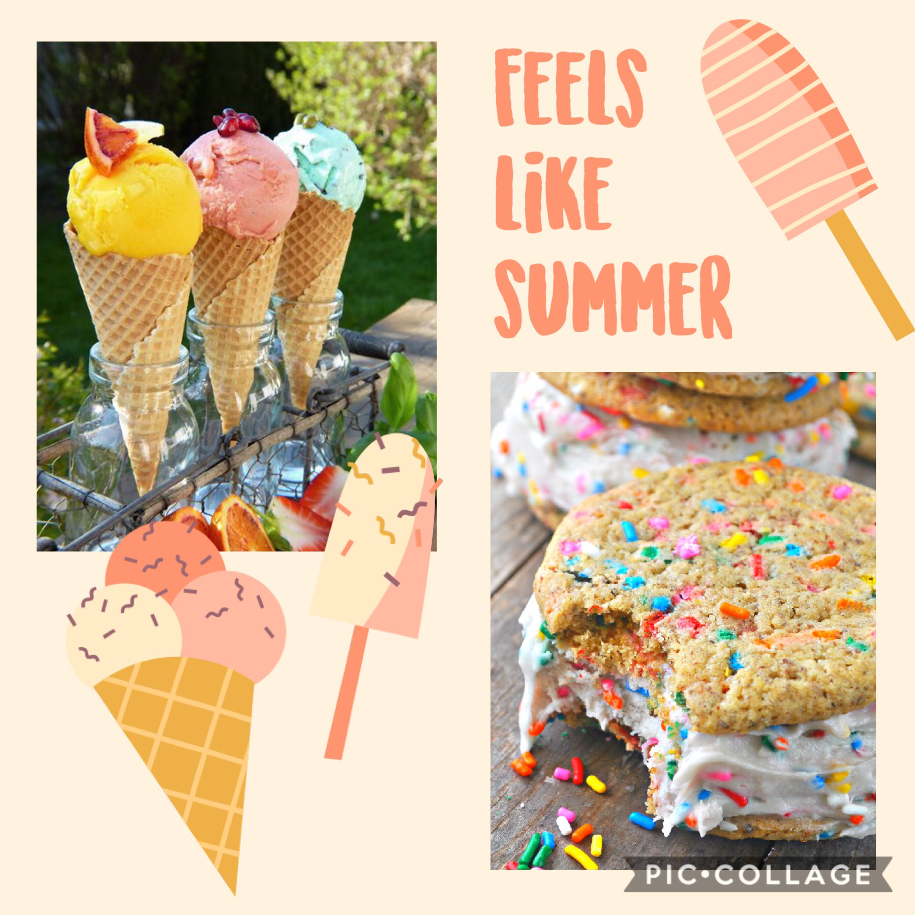 Summer is ice cream