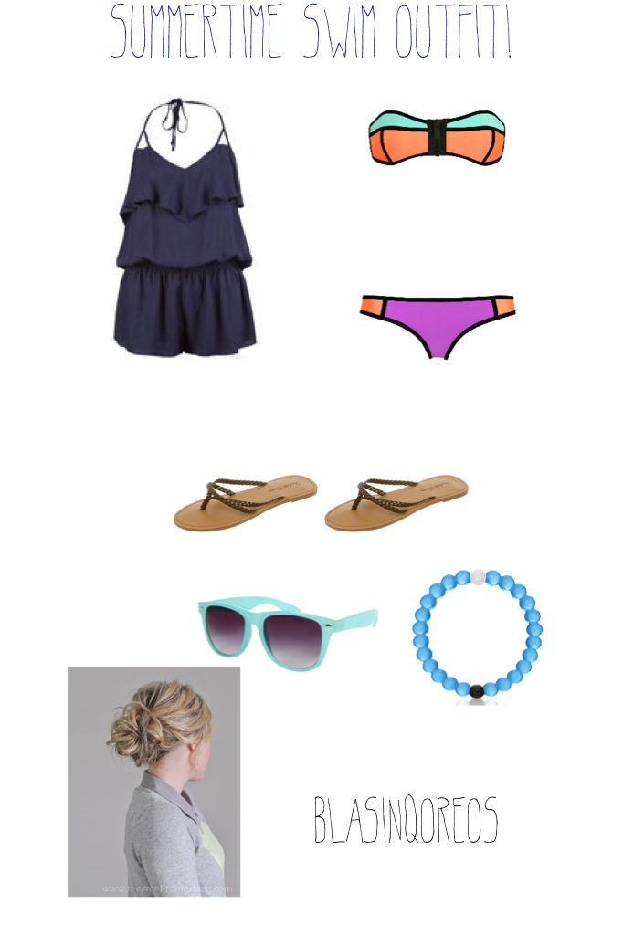 Summertime swim outfit!
