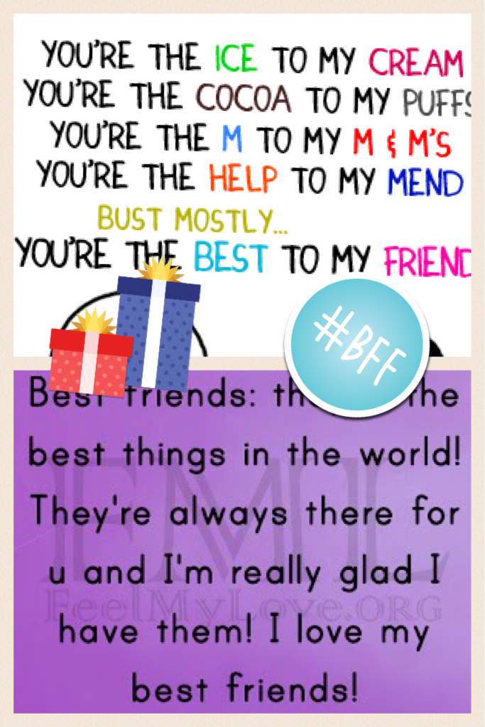 This is to my best friends Emily and Vanessa they are so awesome 