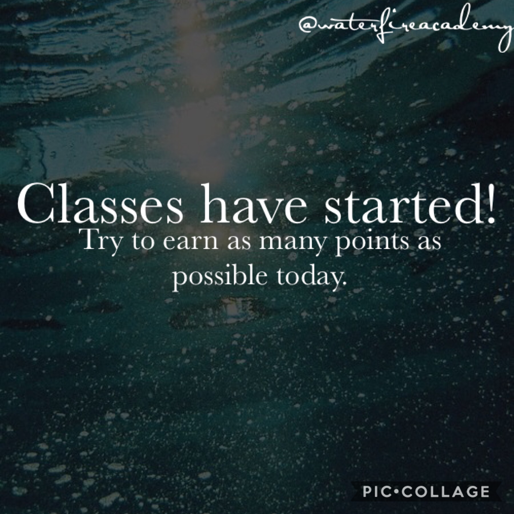 👑Classes have started!👑