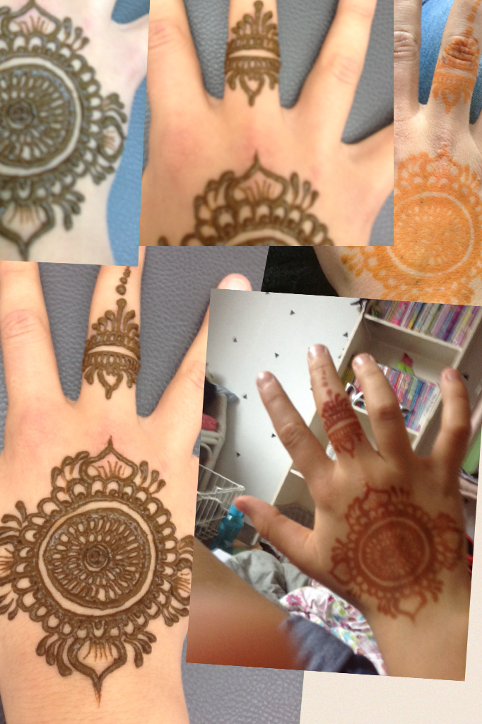 Hey guys I'm back!!! Just wanted to show u my henna! Like it?
