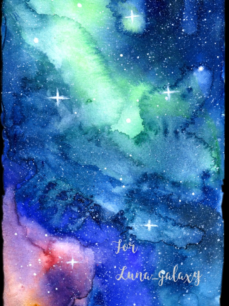 Water colour galaxy 