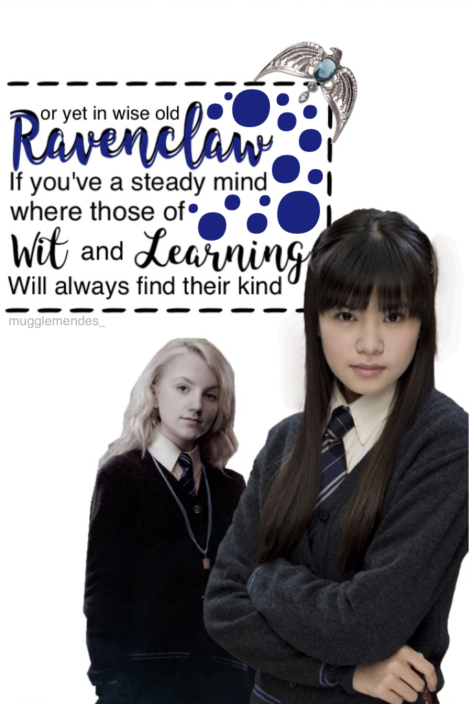 I'm not a ravenclaw but i just thought you guys would appreciate this! 😄