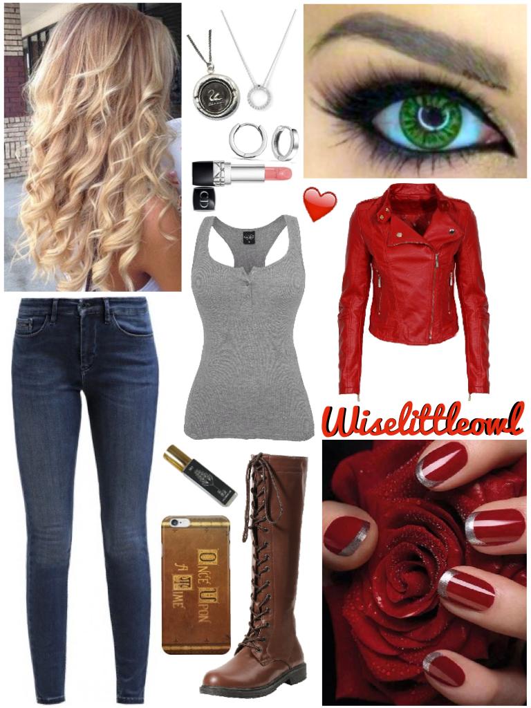 Emma Swan outfit for LanaFairy This is so much better than the first time I made this I can't believe about hook! ❤️😱