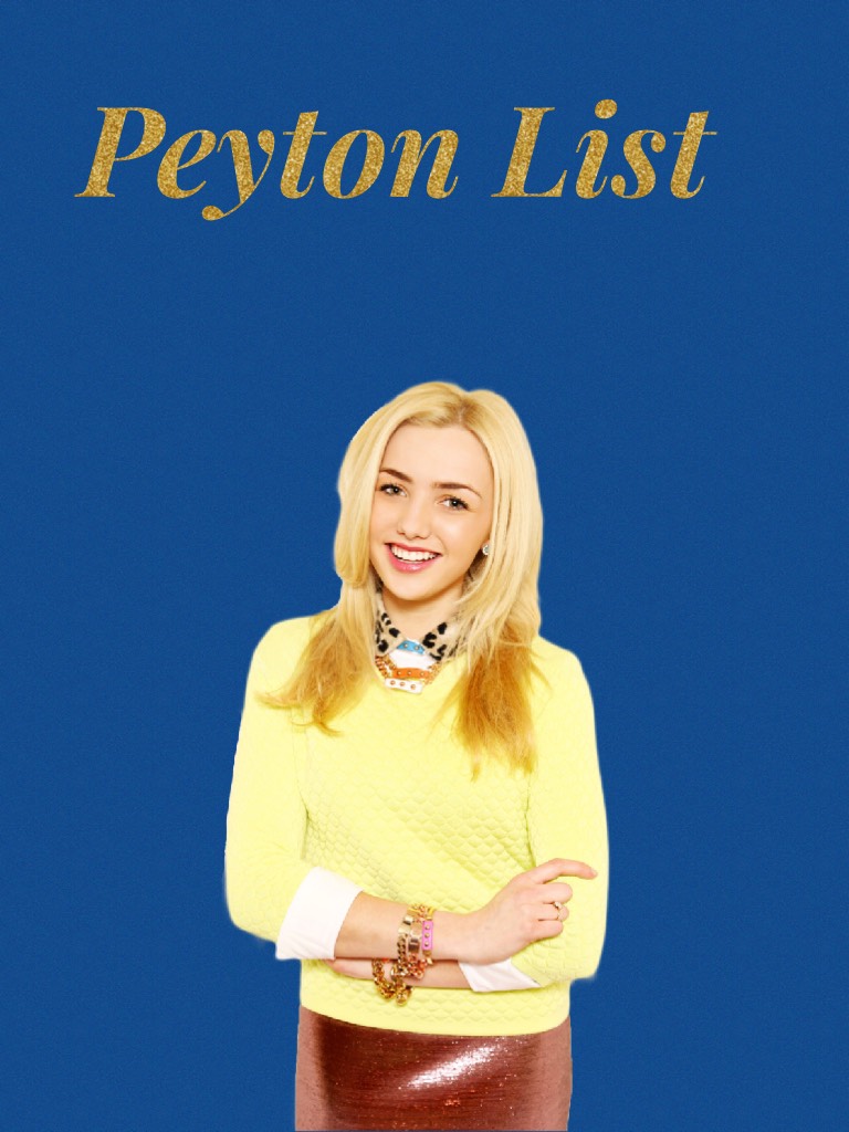 Peyton List TAP
Make a collage about your favorite character 