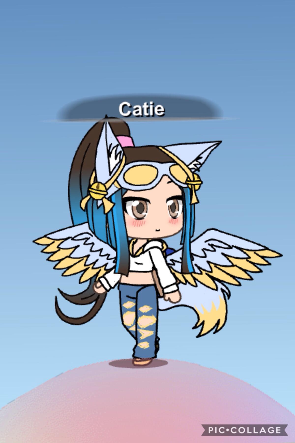 This is catie, I couldn't put both wolf ears and a halo, sorry😕