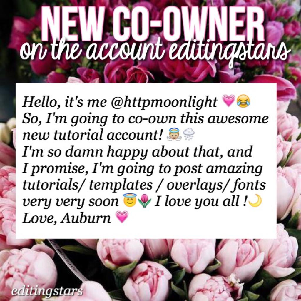 🌷 T-A-P T-A-P 🌷


New Co-owner 💗 // it's me httpmoonlight aka Auburn 👼🏼🌨🍇//
Thanks to Briana! Love you all ! 😍🌹// 06.26.16 // Auburn 💗