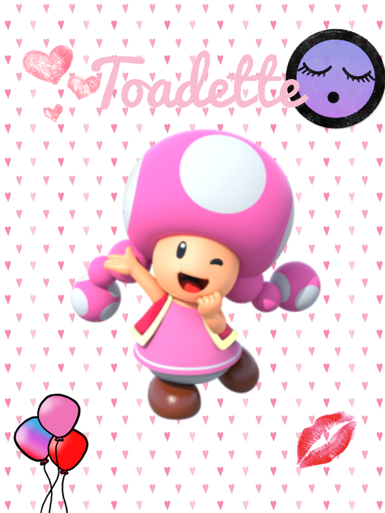 Toadette!! Please like and comment if you want more Mario pic collages