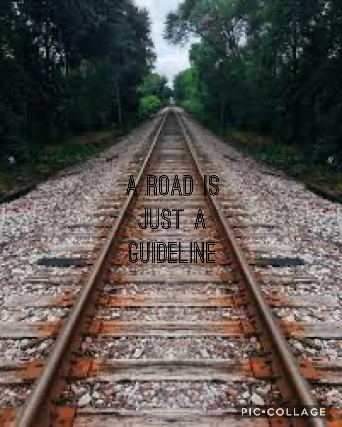 A road is just a guideline 
