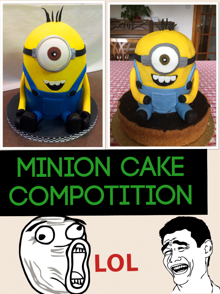 Minion cake compotition