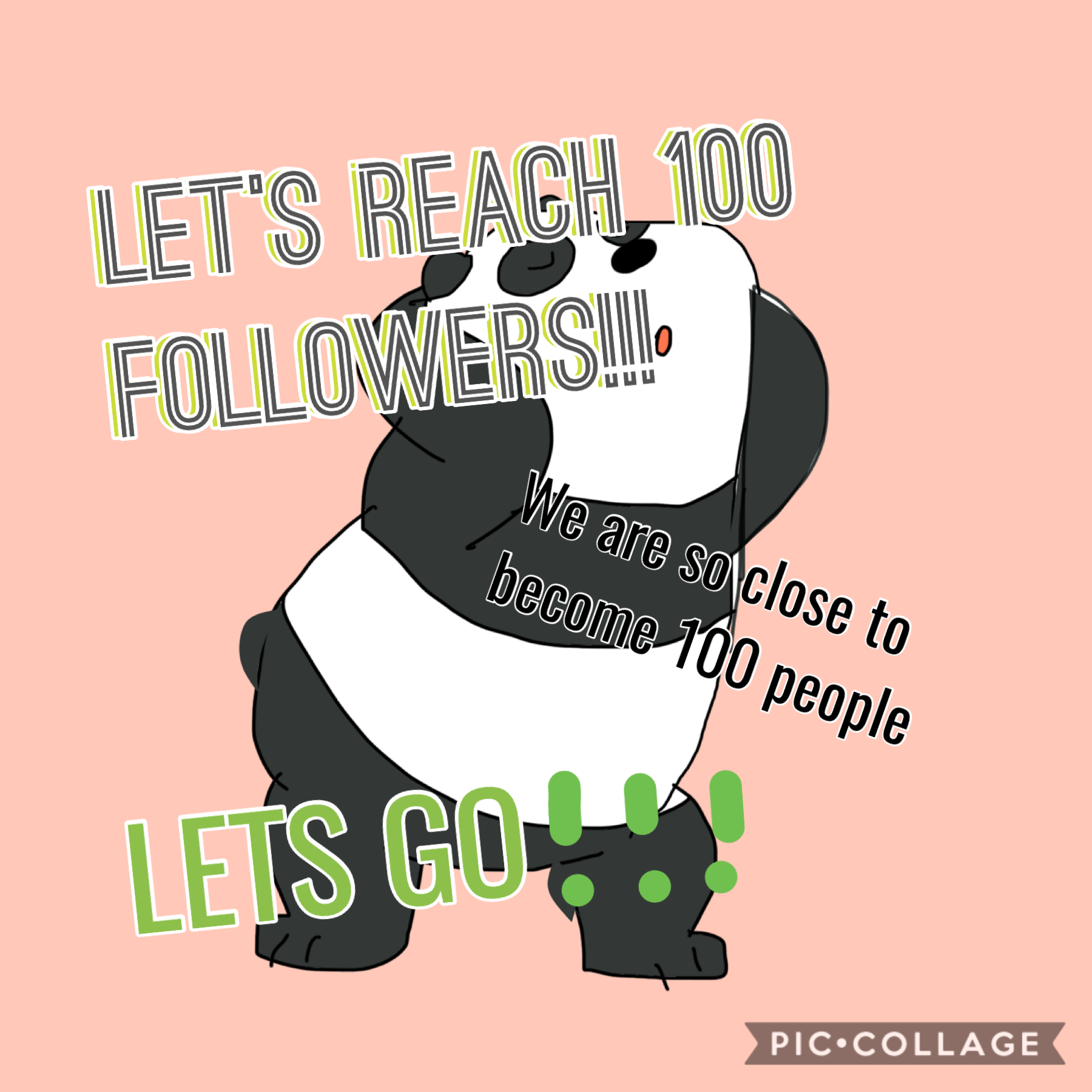 Let’s reach 100 please!!!