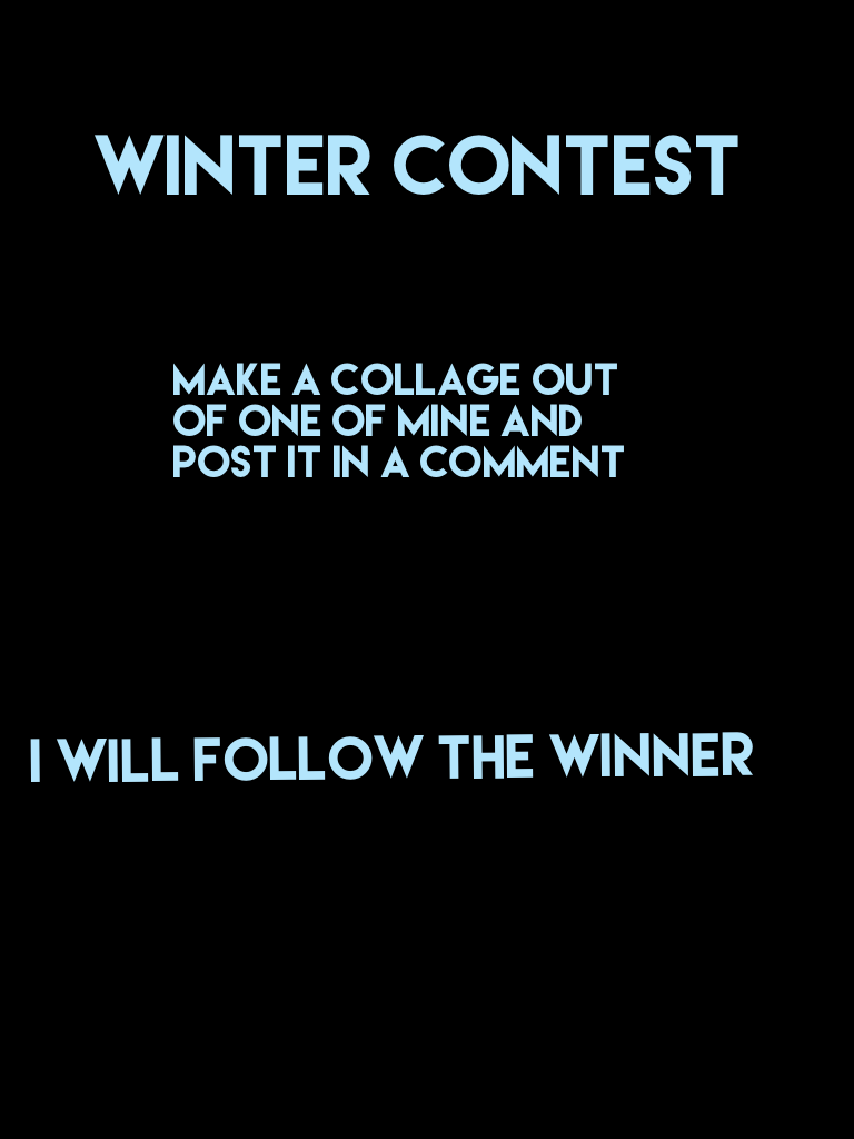 Winter contest
