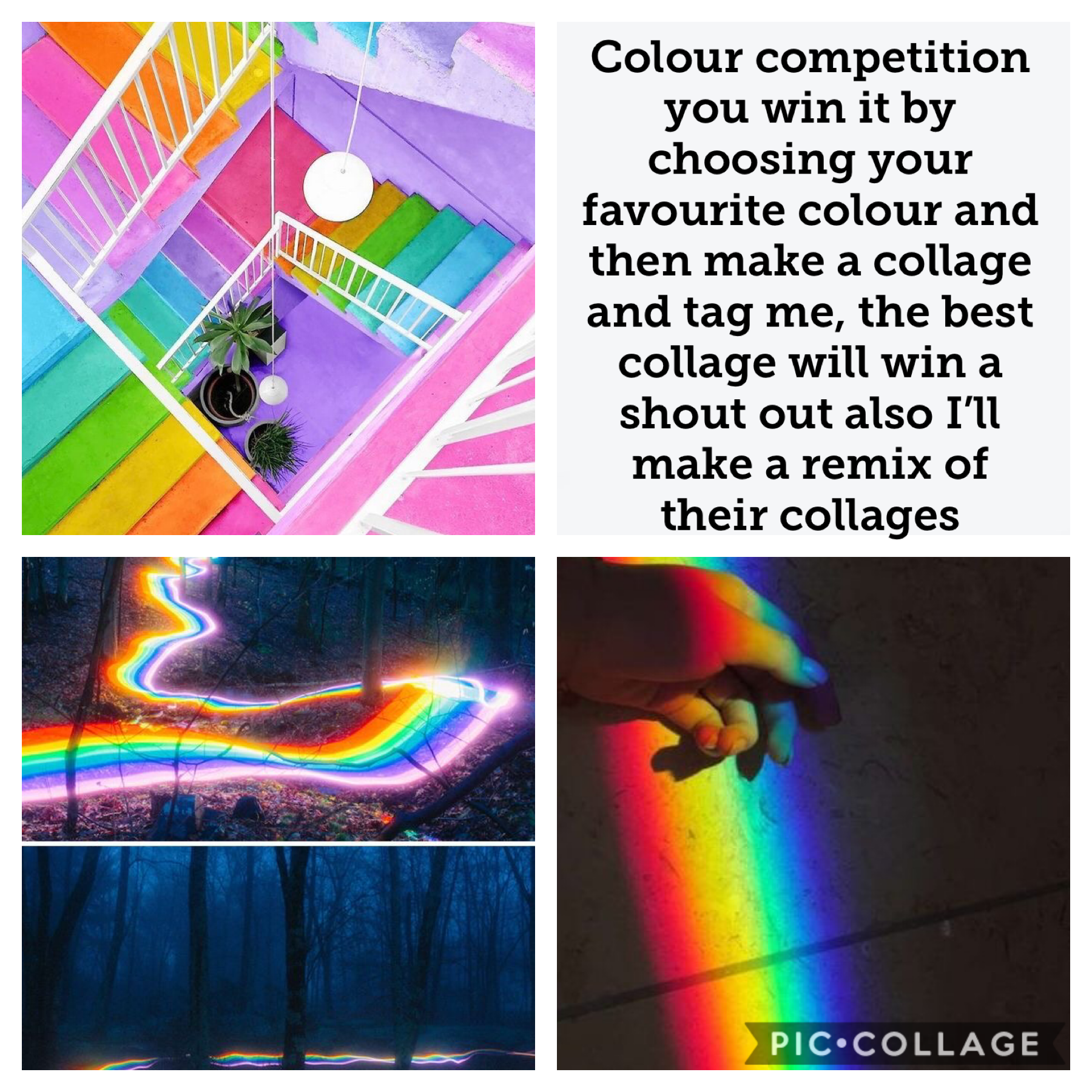 Colour competition, tag me