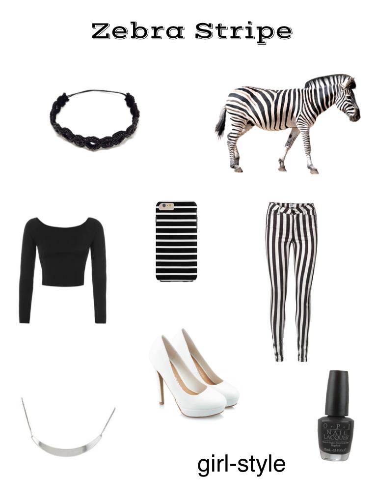 Zebra Stripe Inspired Outfit 