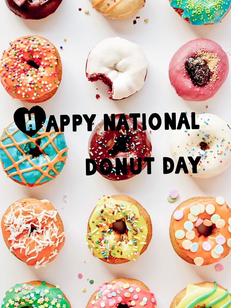 Happy national donut day 