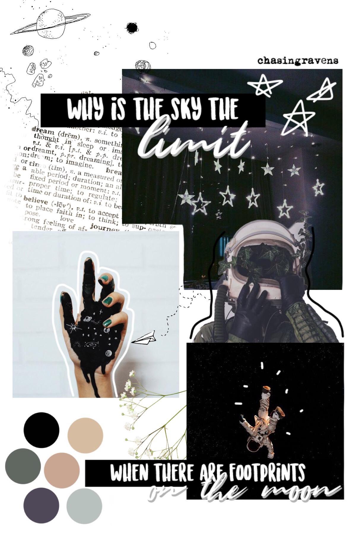 inspo from @L0VEABLE. I just love their featured collage and wanted to try the style out for myself. I just adore the results! Thoughts? 

🌙 • s p a c e • 🌙 