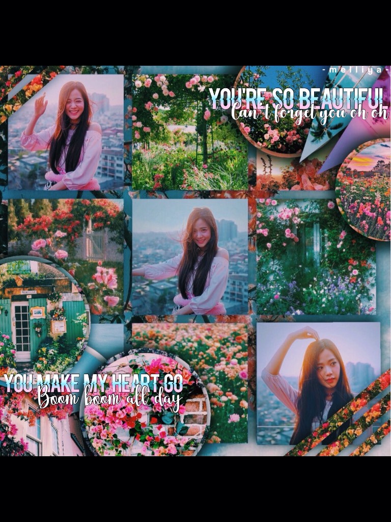 JISOO+FLOWERS=MY DEATH💓💀//Hello! I'm doing a Q&A for my next post, so feel free to ask me questions at the comments😚🍬