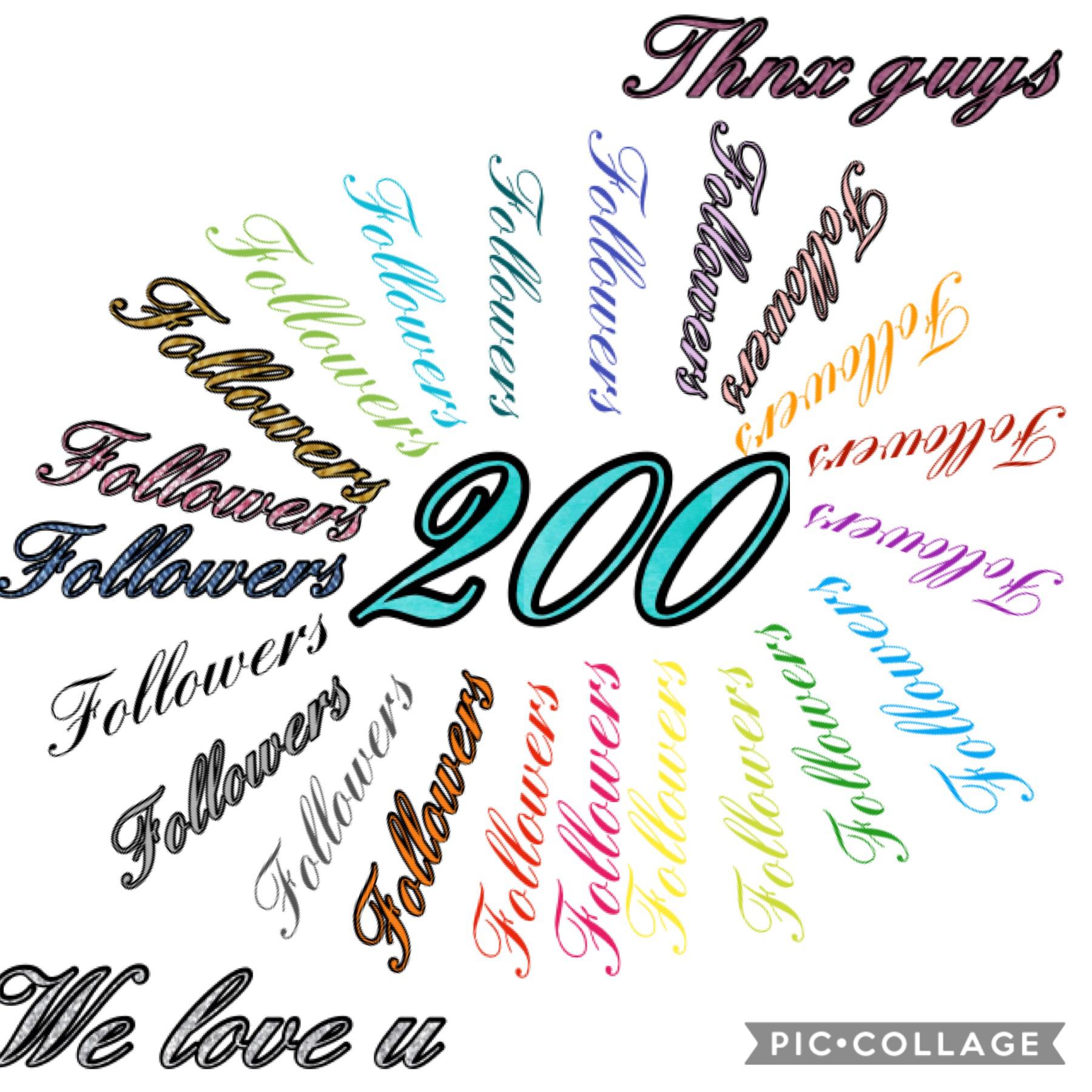 Thank u guys for 200 fans💜💜💜💜