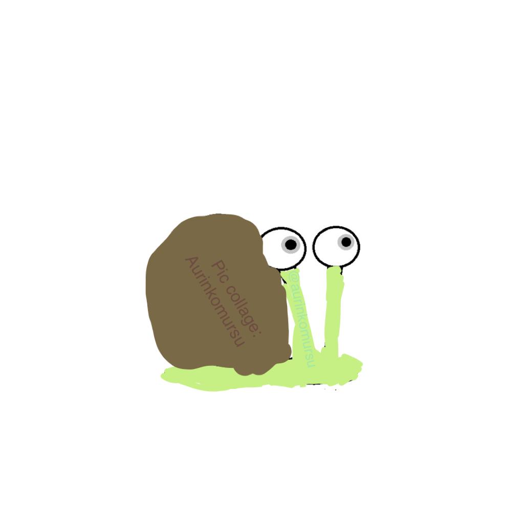 I colored a snail for one Instagramthing :D