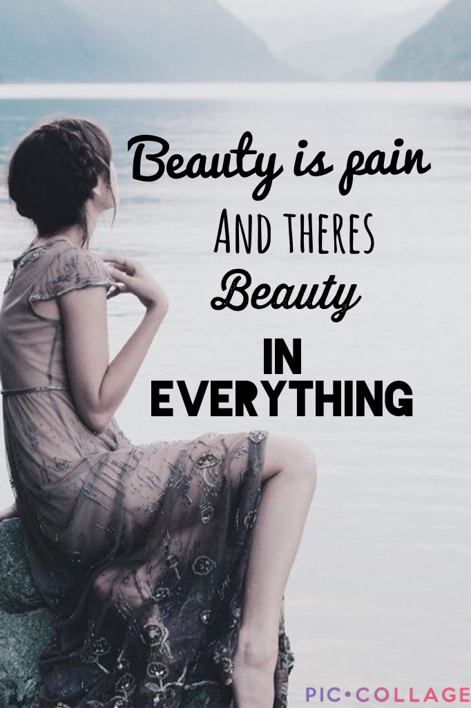 Beauty is pain 💕☁️