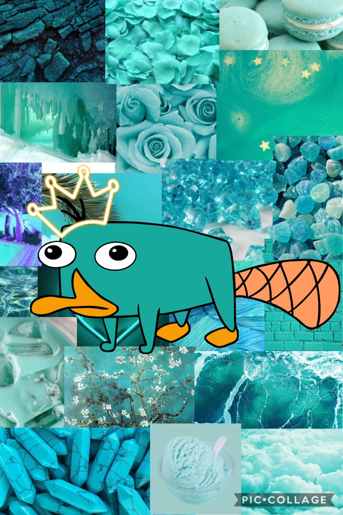 here is the perry the platypus one! these could all be wallpapers for you and your friends!