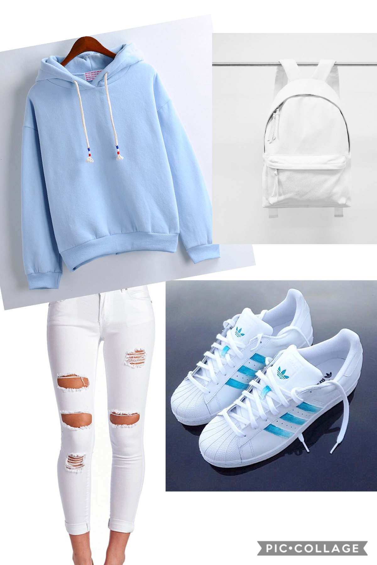 Super cute outfit idea 
Very pastel coloured 