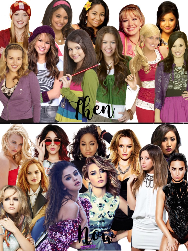 My childhood Disney stars then and now. Comment with your favorite Disney channel stars! 
