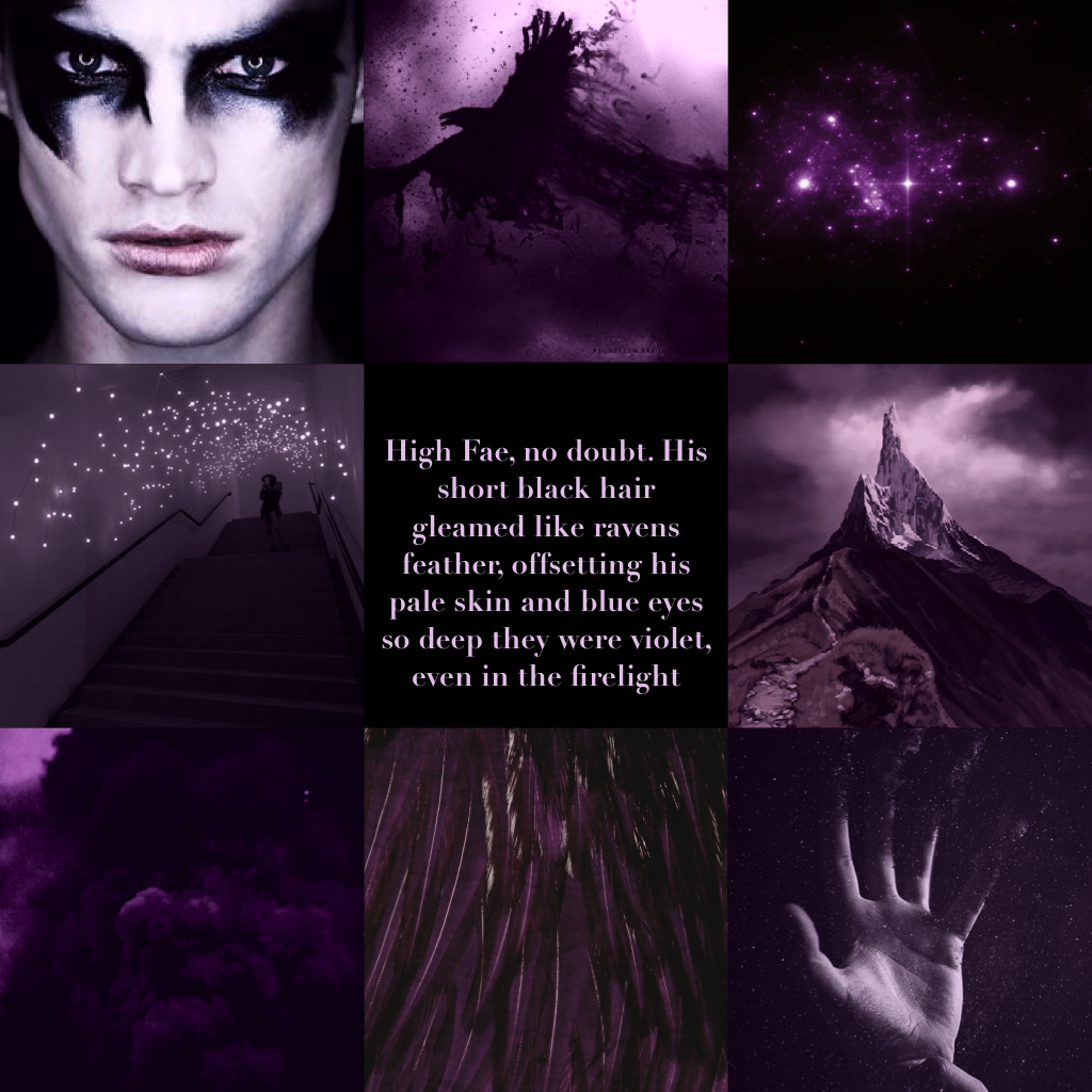 Another Rhysand aesthetic💜. I did it kinda violet coloured (which I say is a purplish, even though some people say it more blue)