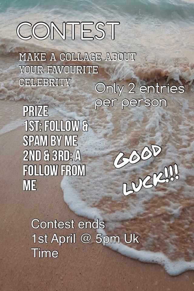 As soon as the comp ends I'll announce winners in the comments