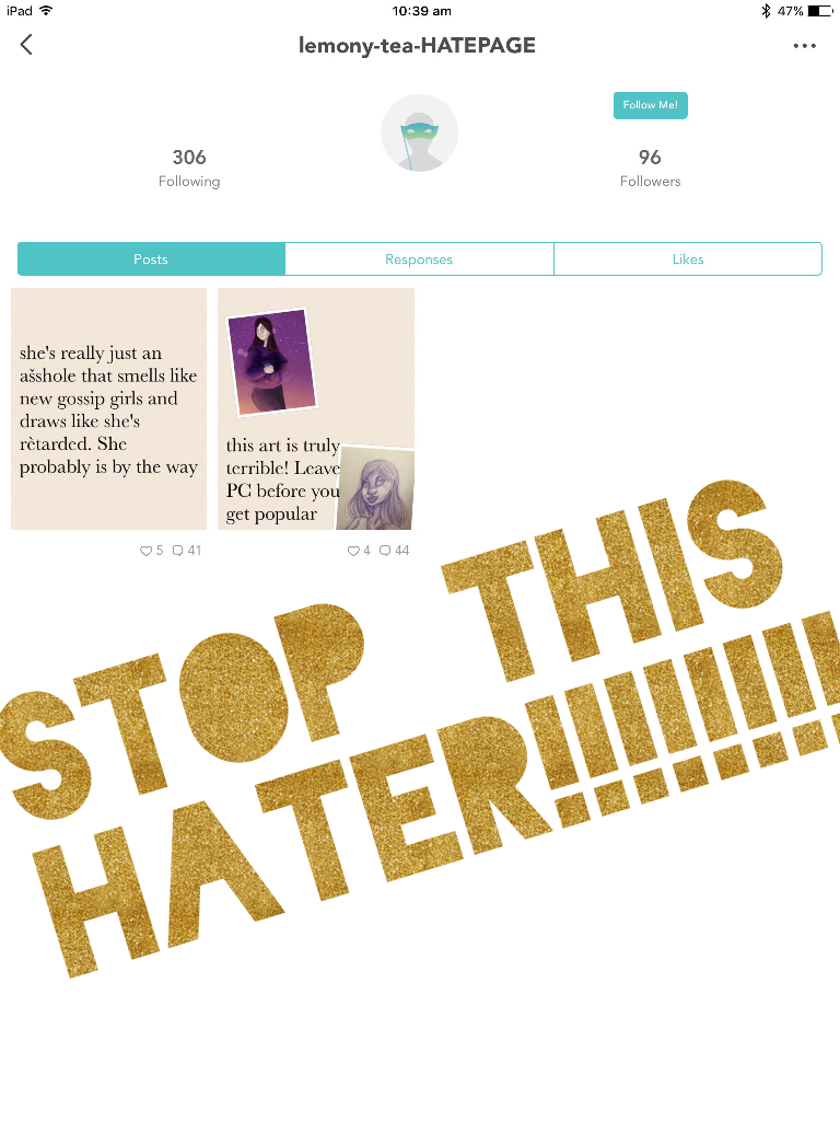 STOP THIS HATER!!!!!!!!!