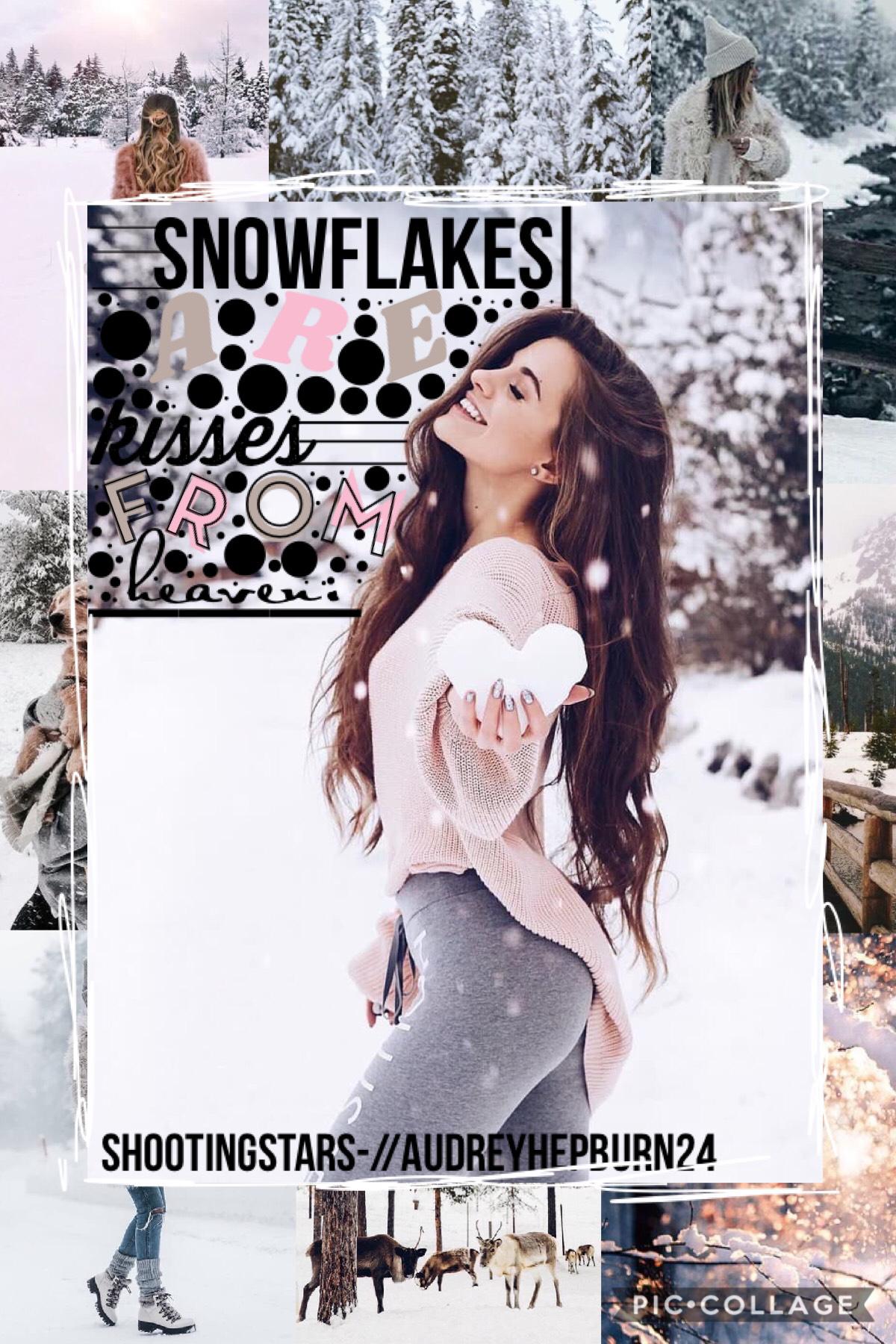 ❄️{31/55}Collab with the kindest (Tap)❄️
audreyhepburn24!!! GO FOLLOW HER!
I put everything together and she chose the quote and backgrounds!! ❤️ 

Q// ❄️,🌸,🌞,or 🍂?
A// ❄️!!!