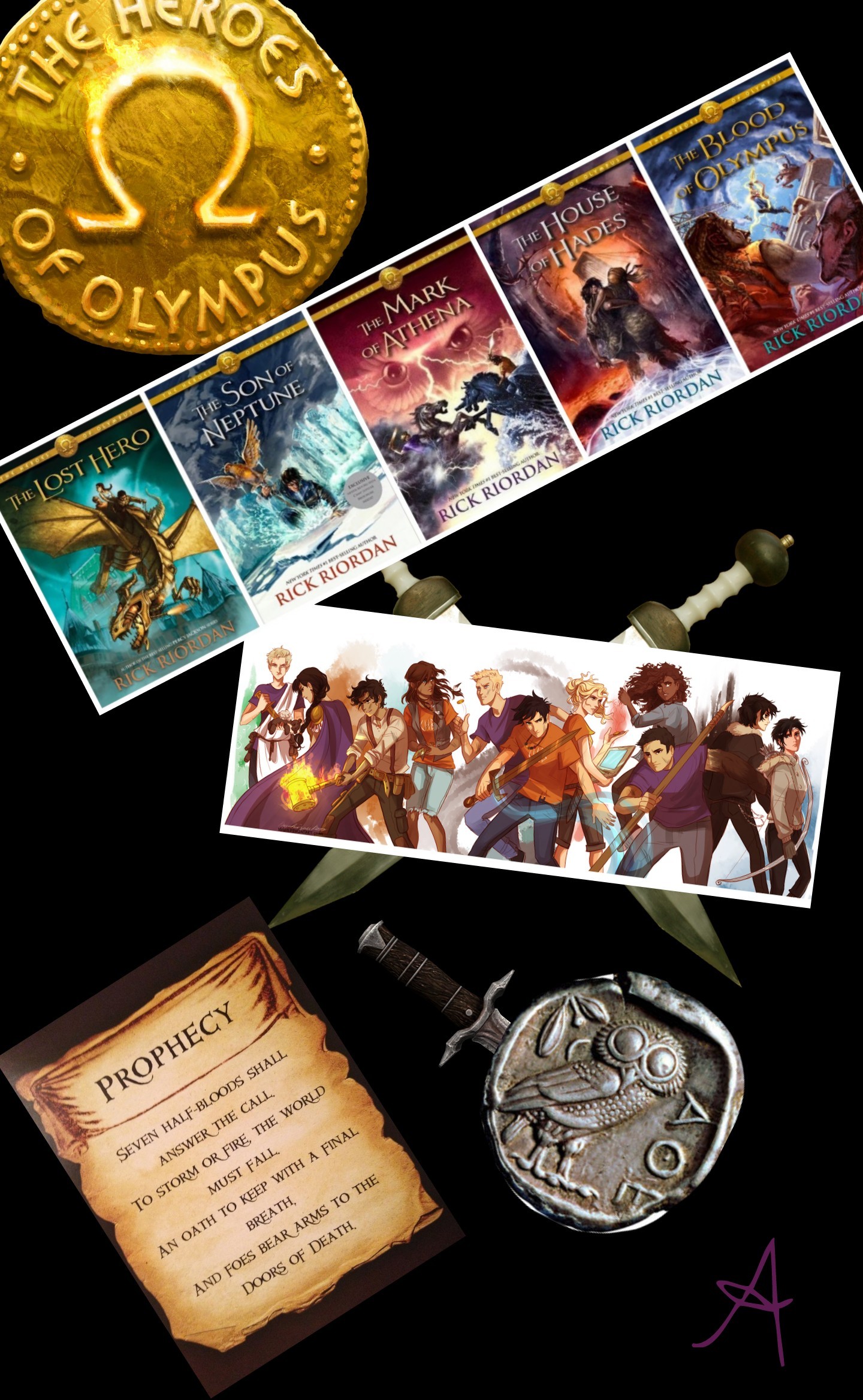 👉TAP👈
This is a collage of Heroes Of Olympus, the book collection wich follows Percy Jackson and the Olympians. Like if you want me to do one of Percy Jackson and feel free to comment and suggest other collages...
