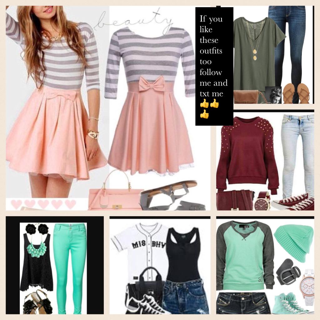 If you like these outfits too follow me and txt me 👍👍👍