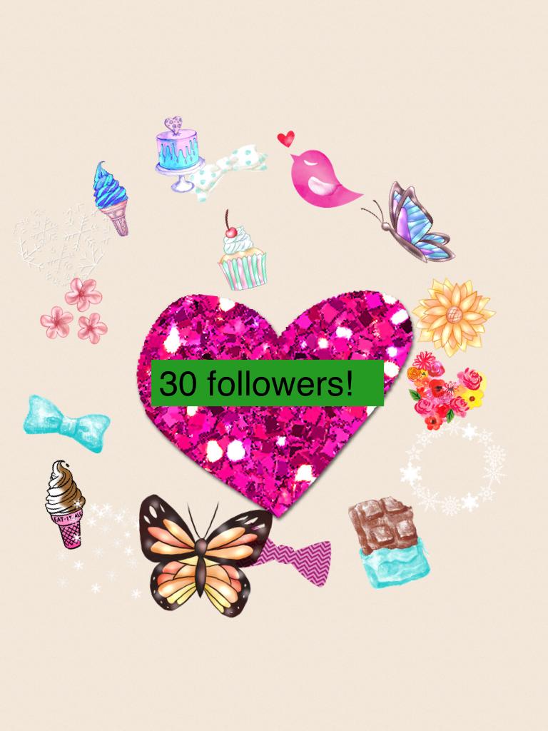 30 followers! Thanks you guys 30 was my goal. Now let's get to 50!😂✌🏾️😘😍😉😋😂☺️😊😆😃