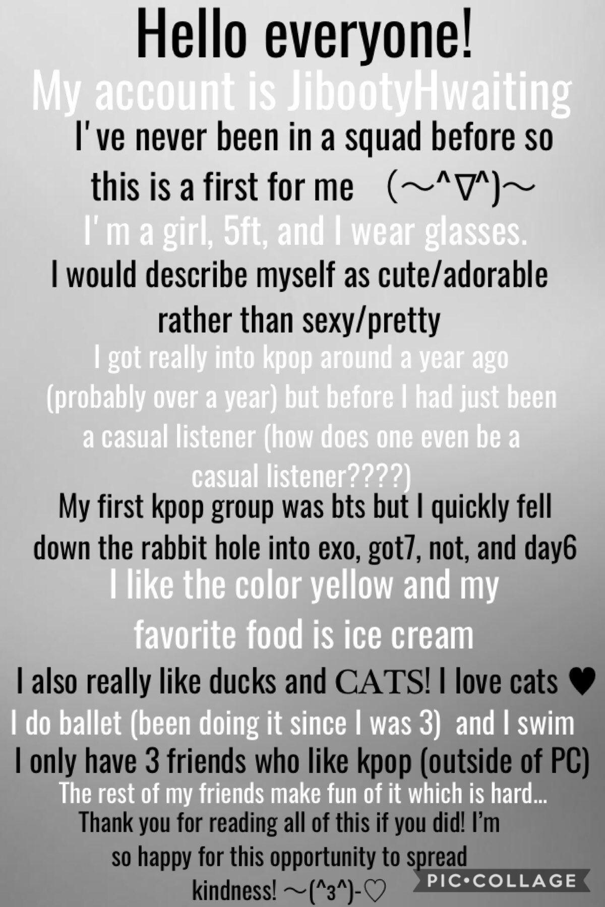My bio! Not the nicest thing I've made but here it is ♥️