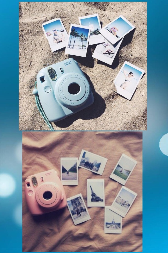 Yay! Polaroid pics! Who has a polaroid?? I do!! 💗💗😂
