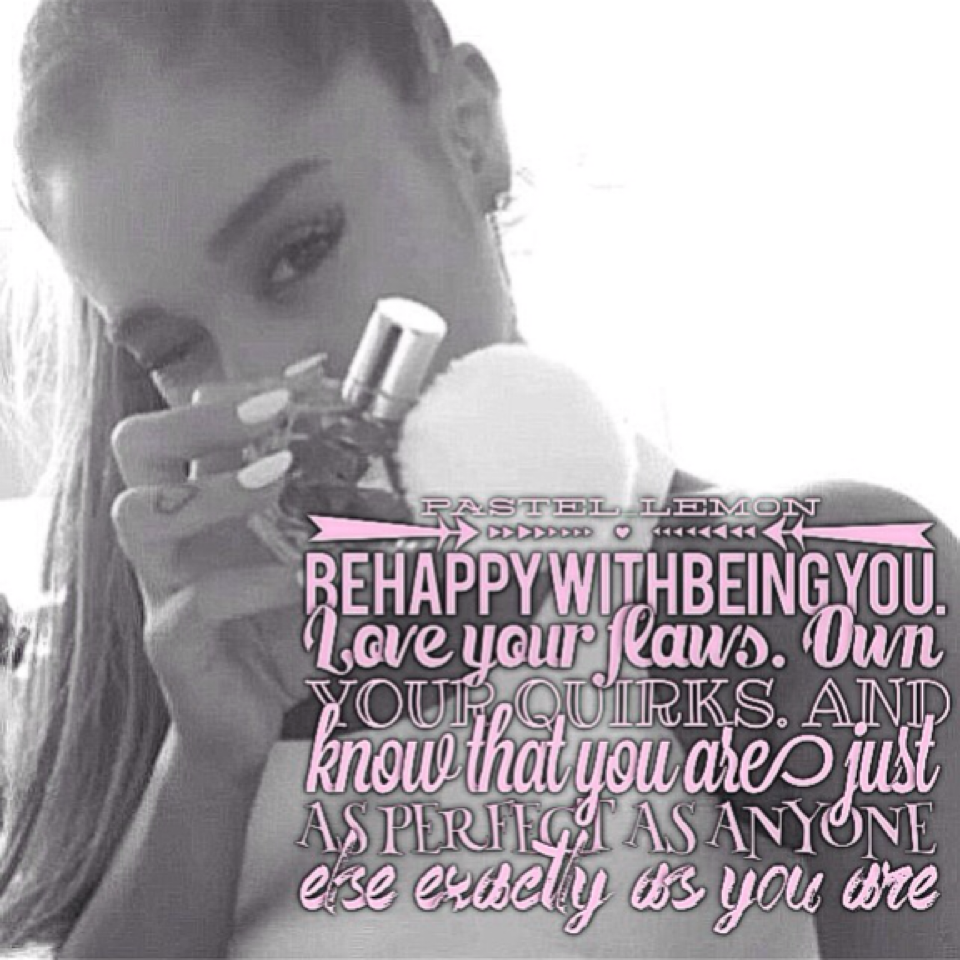 click here please


hey lovelies! So every month I will do the Ariana calendar quotes; this is January. So guys what if I put myself as my icon? It's not cool though is it?