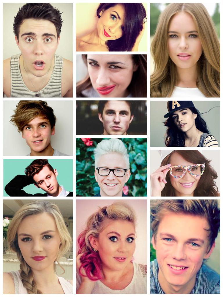 My fave youtubers, there are more though, many more