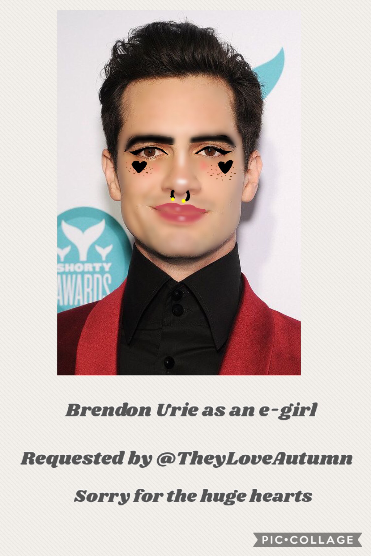 this one's not even that bad
But still, Brendon with a septum ring terrifies me for some reason
19-2-19
