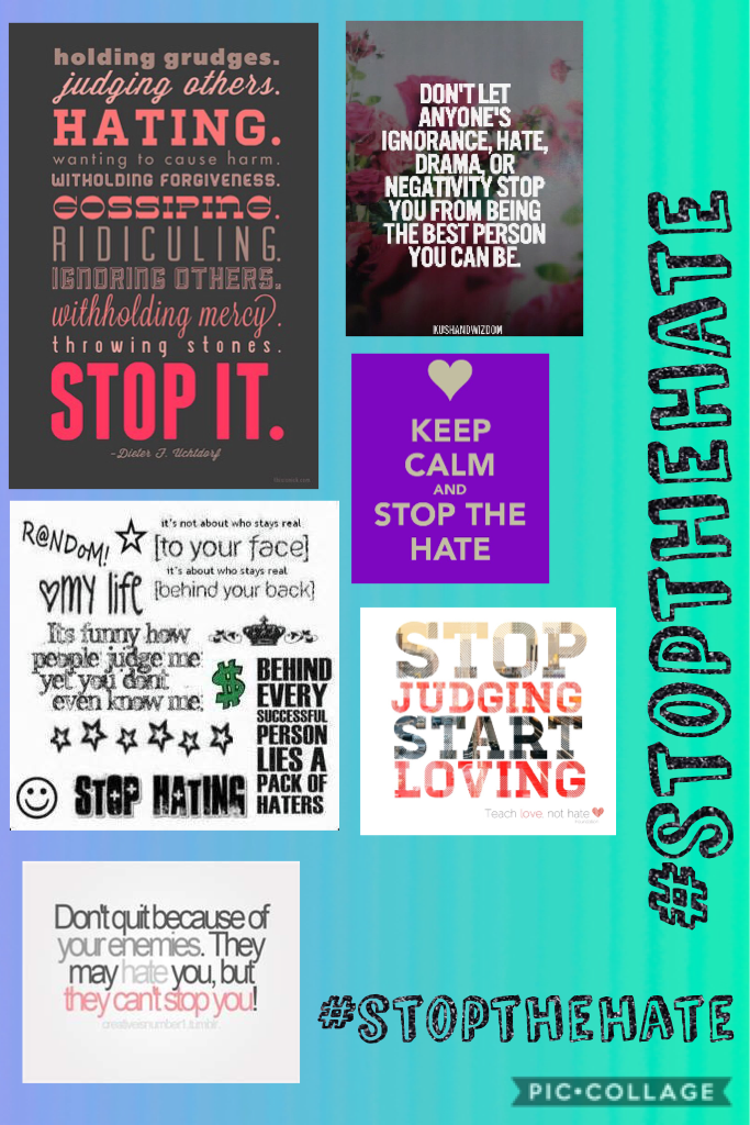 #stopthehate😊
Help my friend @nerdynerdomg with her new campaign #stopthehate by posting a collage on stopping hate. Plz help with the campaign guys😊☺️😉