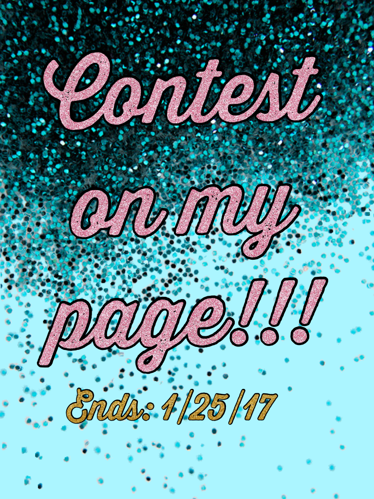 Contest on my page!!!