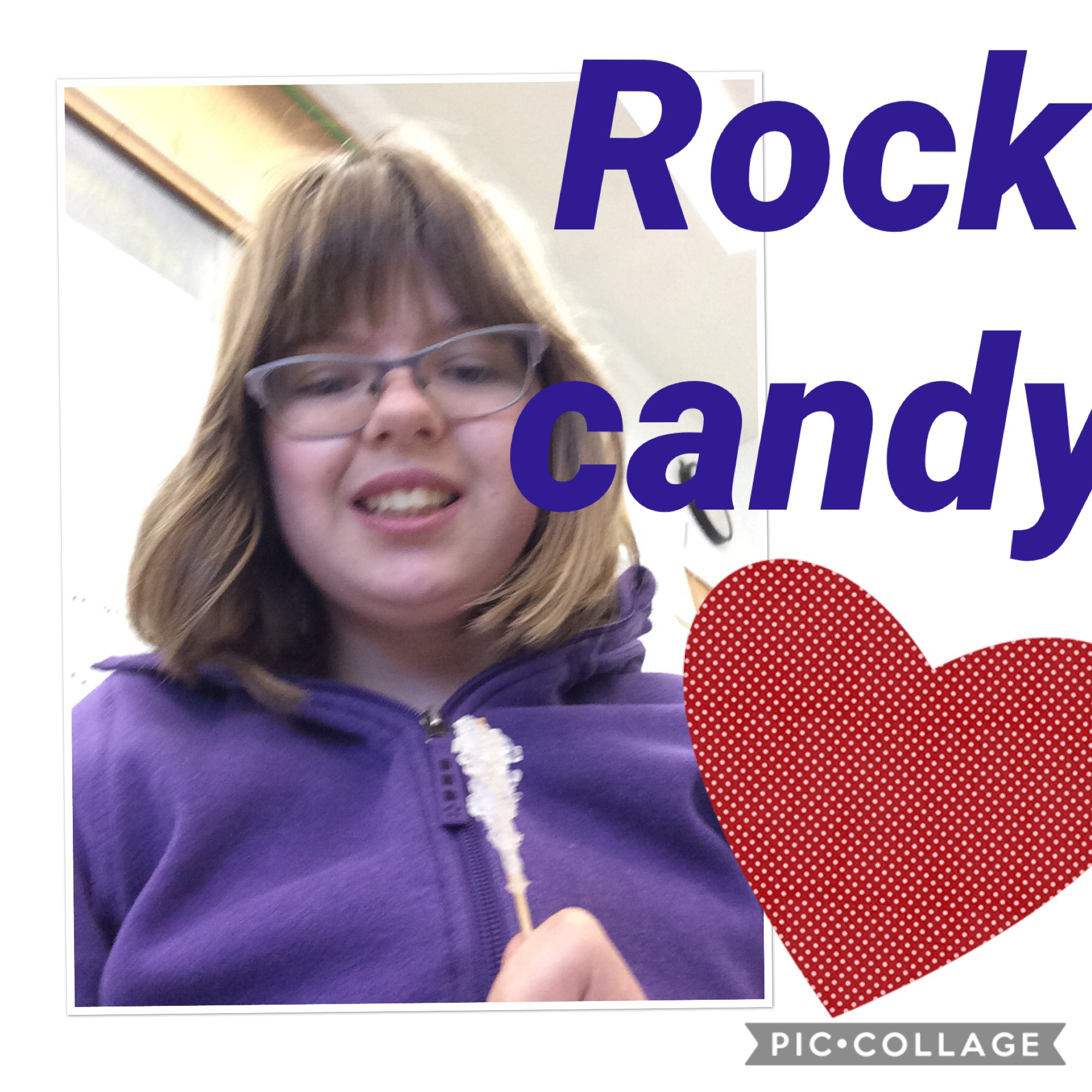 Like it and fallow me if u ever made rock candy