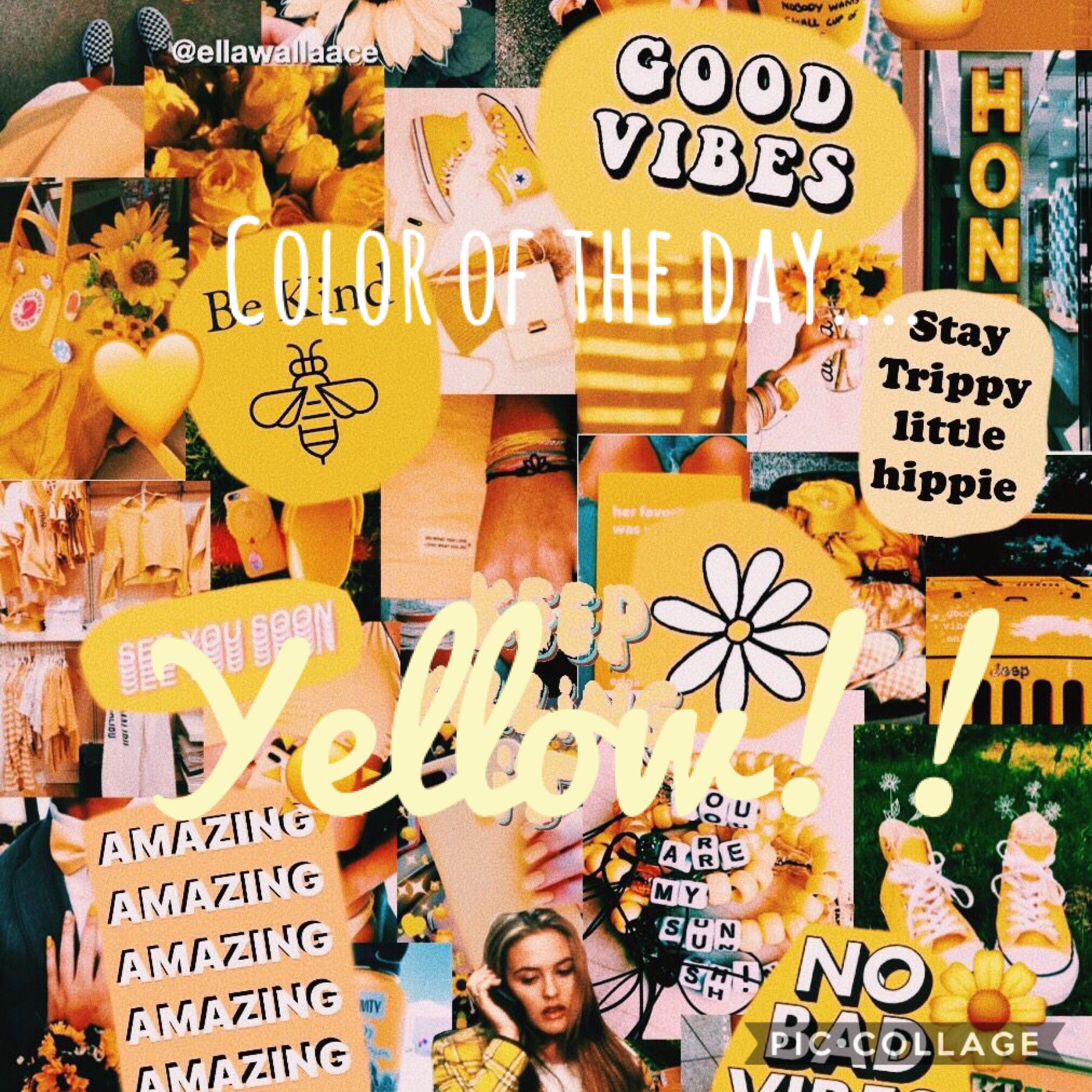 ⭐️Tap⭐️
Color of the day is YELLOW!!