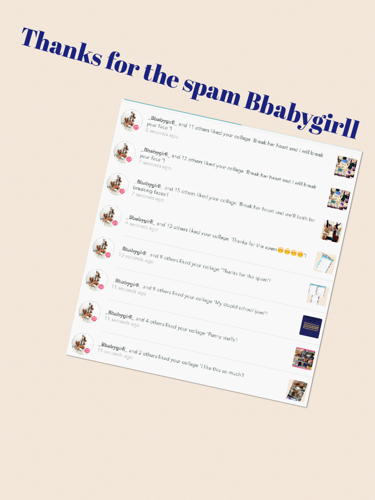 Thanks for the spam Bbabygirll